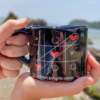 CANECA REDONDA PRETA JOGO DO AMOR - 390ML UN